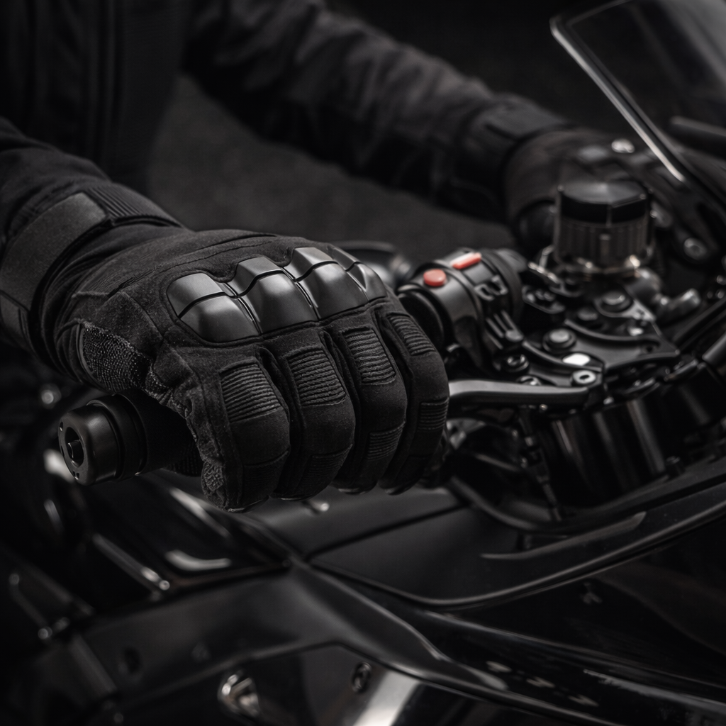 TitanQuard  Tactical Gloves Reinforced Brass-knuckle Protection, Cut-proof Grip