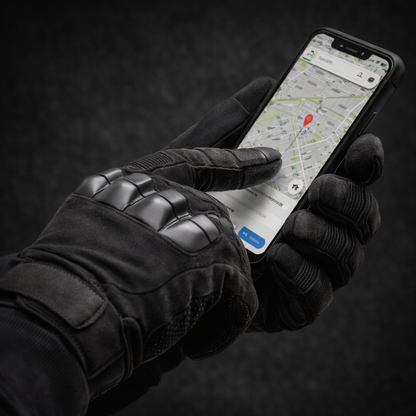 TitanQuard  Tactical Gloves Reinforced Brass-knuckle Protection, Cut-proof Grip